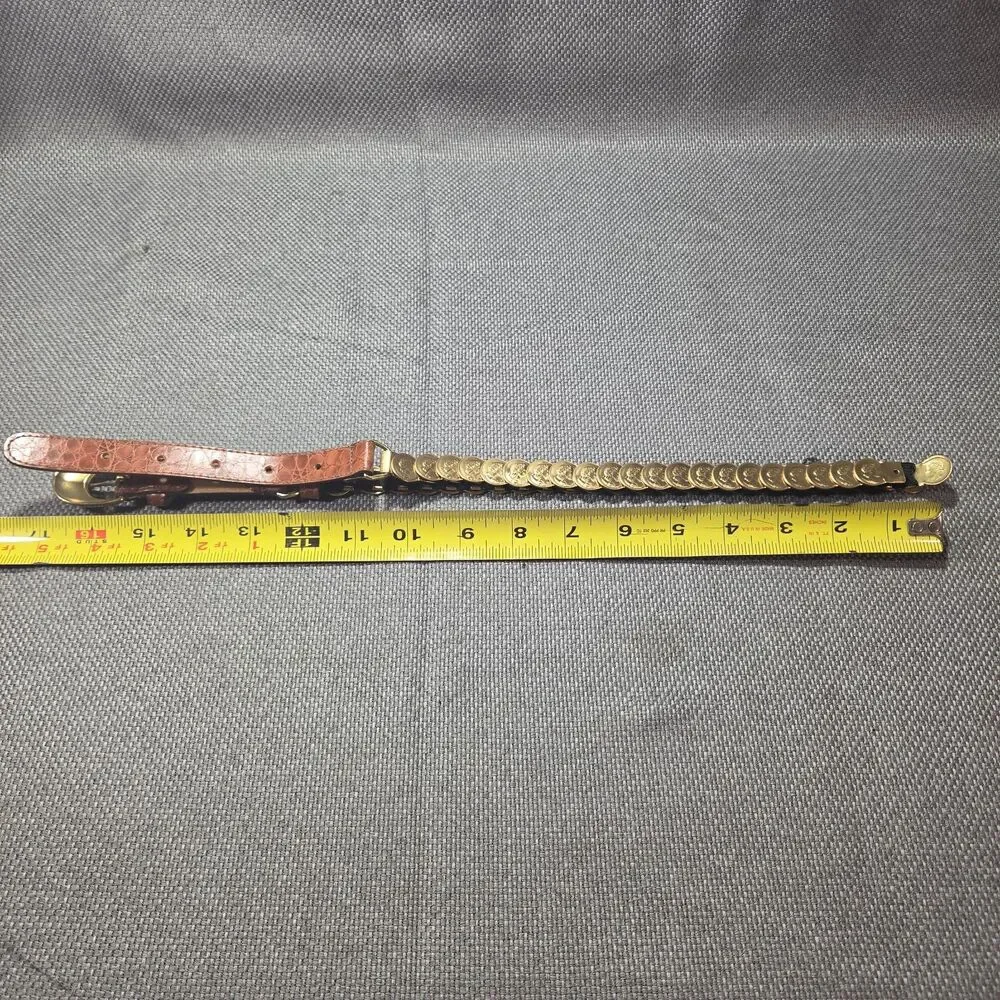 Vintage Women's Coin Belt Small Medium Fits 24